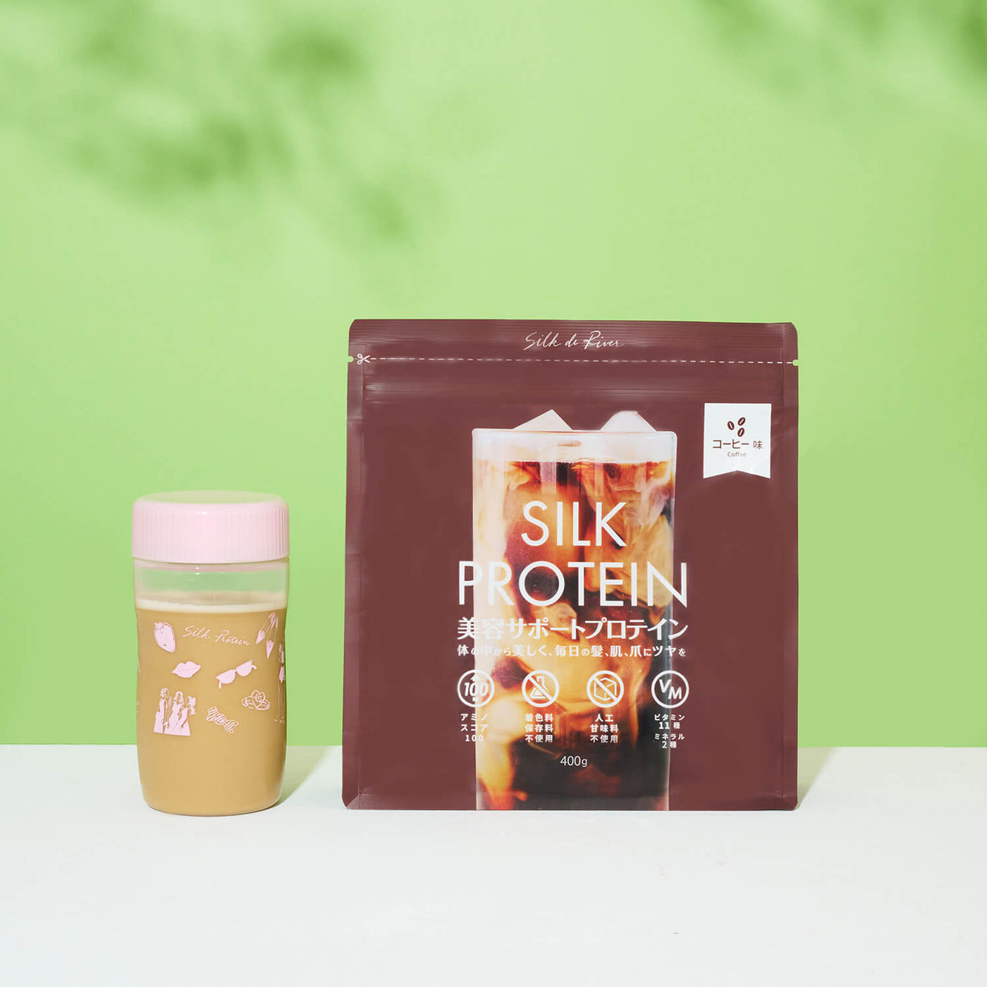 シルクプロテイン (コーヒー風味)（定期便）