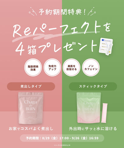 チャーガ de BIJIN 【2セット10%OFF】スティックタイプ&ティーパックタイプ（定期便）（キャンペーン用）