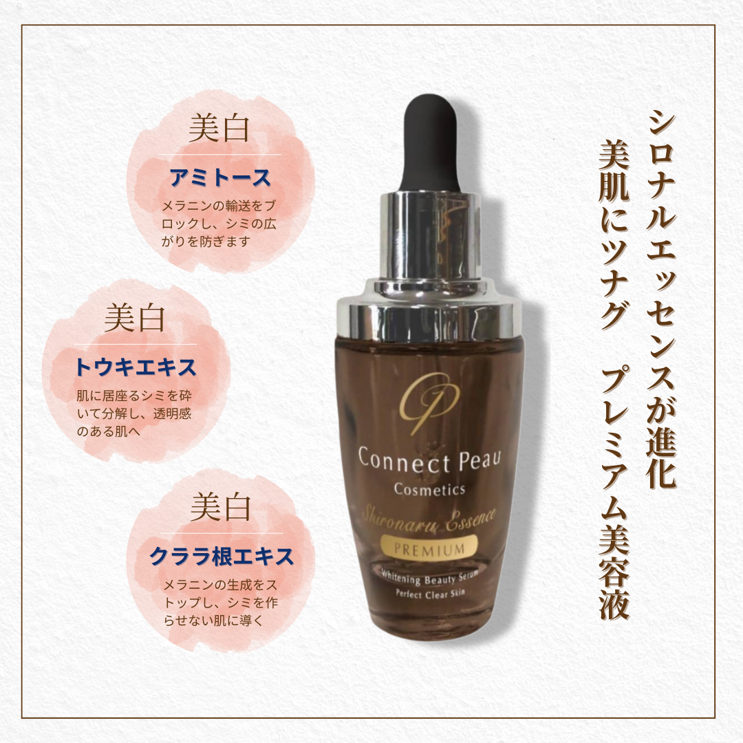 【即日〜翌日発送】シロナルエッセンス プレミアム＜美容液＞ 30ml×１本 シロナルエッセンスプレミアム（定期便） – シルクドリバー公式