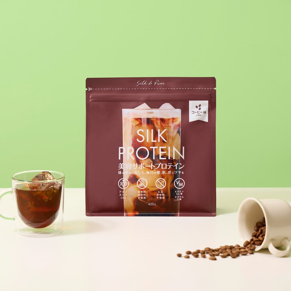 シルクプロテイン (コーヒー風味)（定期便）
