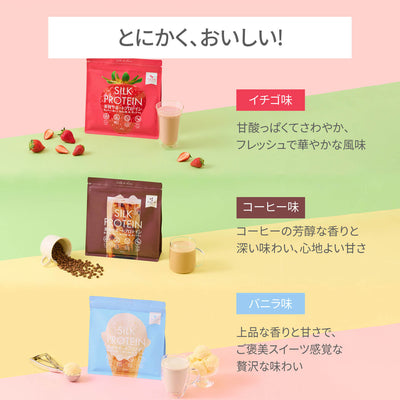 シルクプロテイン (コーヒー風味)（定期便）